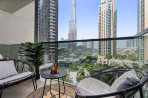 ALiving - 2BR Full Burj Khalifa View Act One Act Two Towers, Downtown